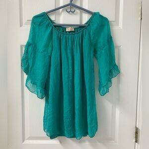 Sofia Made in Italy Silk Top SZ Medium